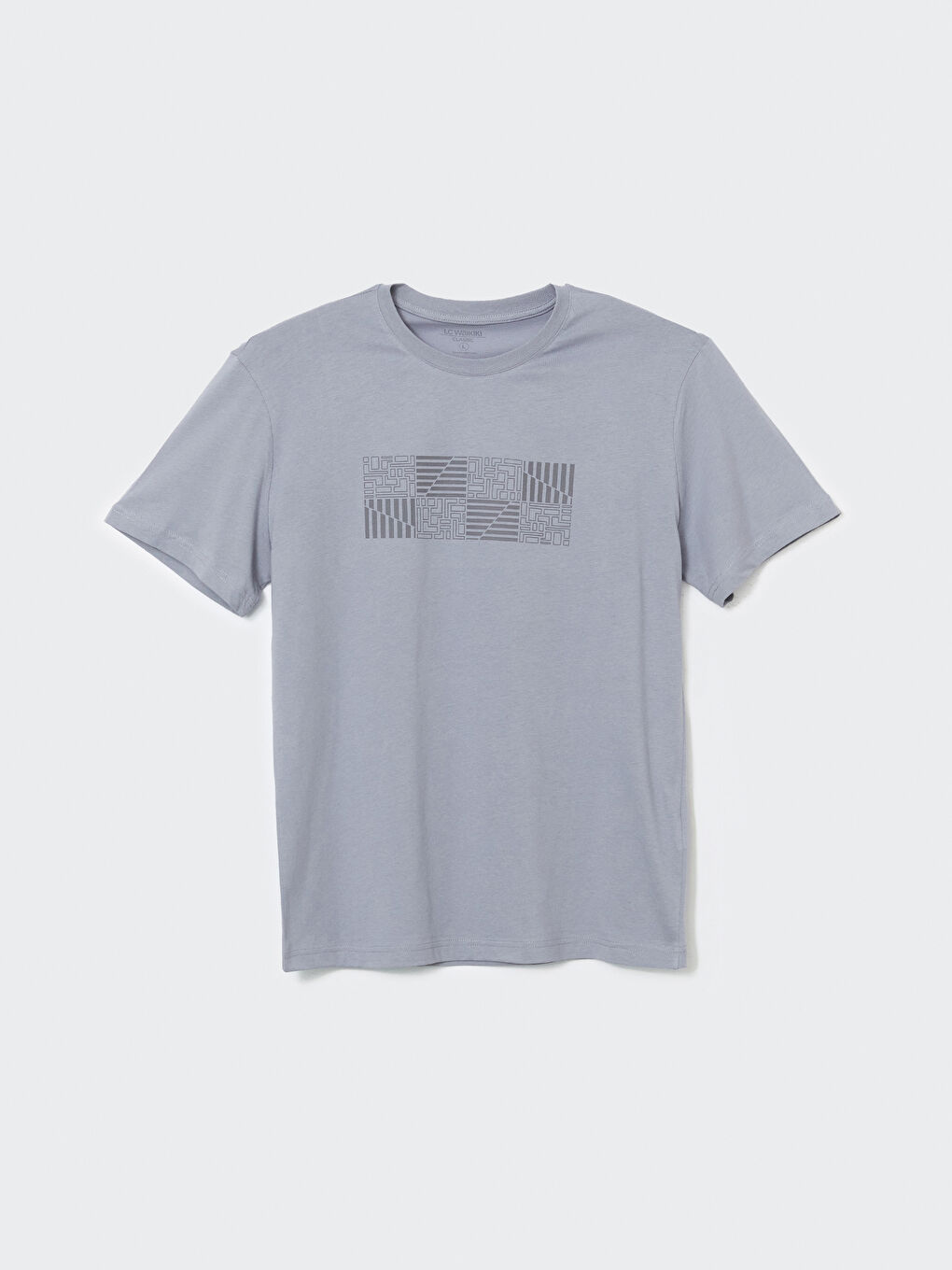 Crew Neck Printed Jersey Men's T-Shirt