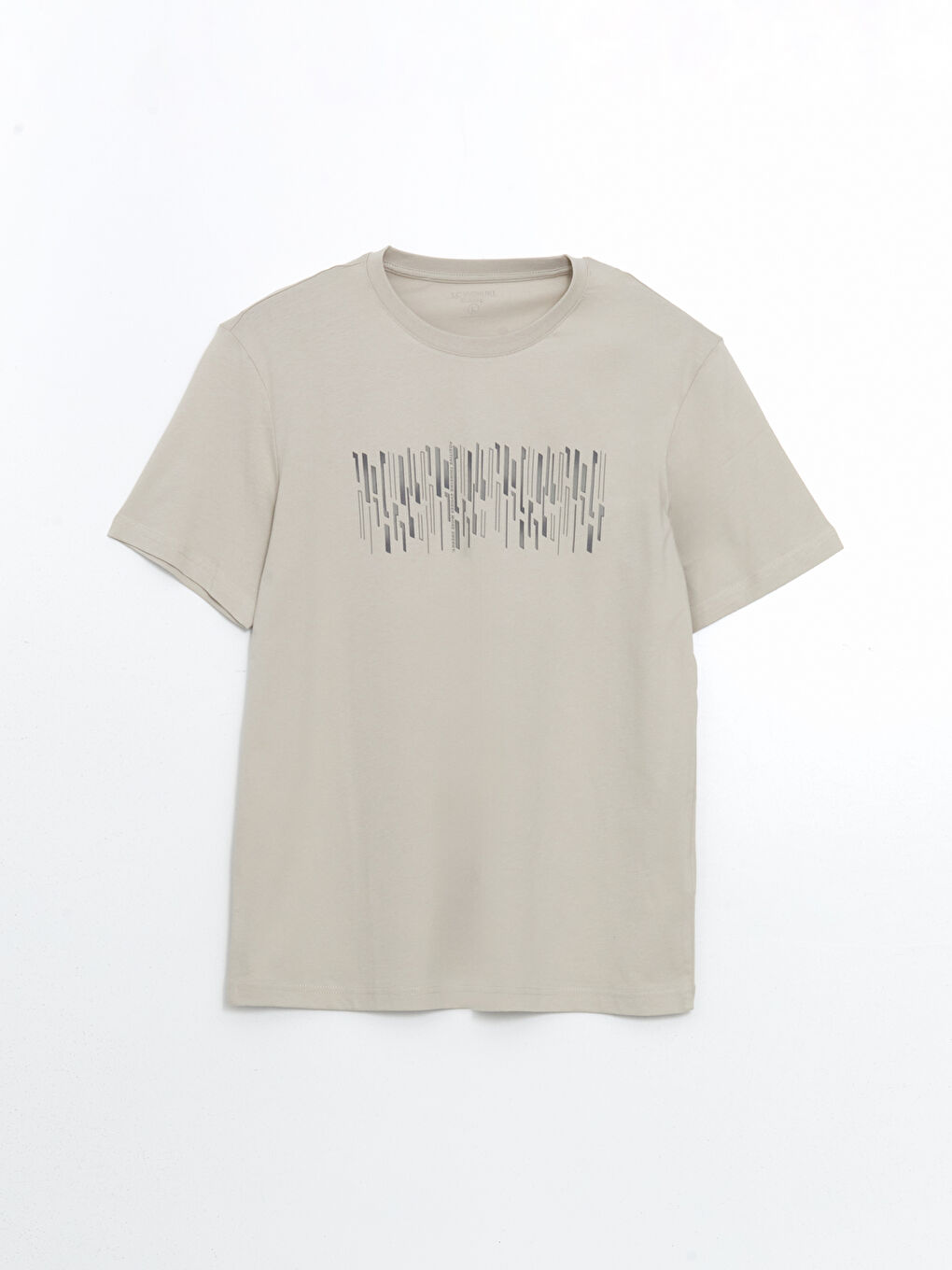 Crew Neck Printed Jersey Men's T-Shirt-4