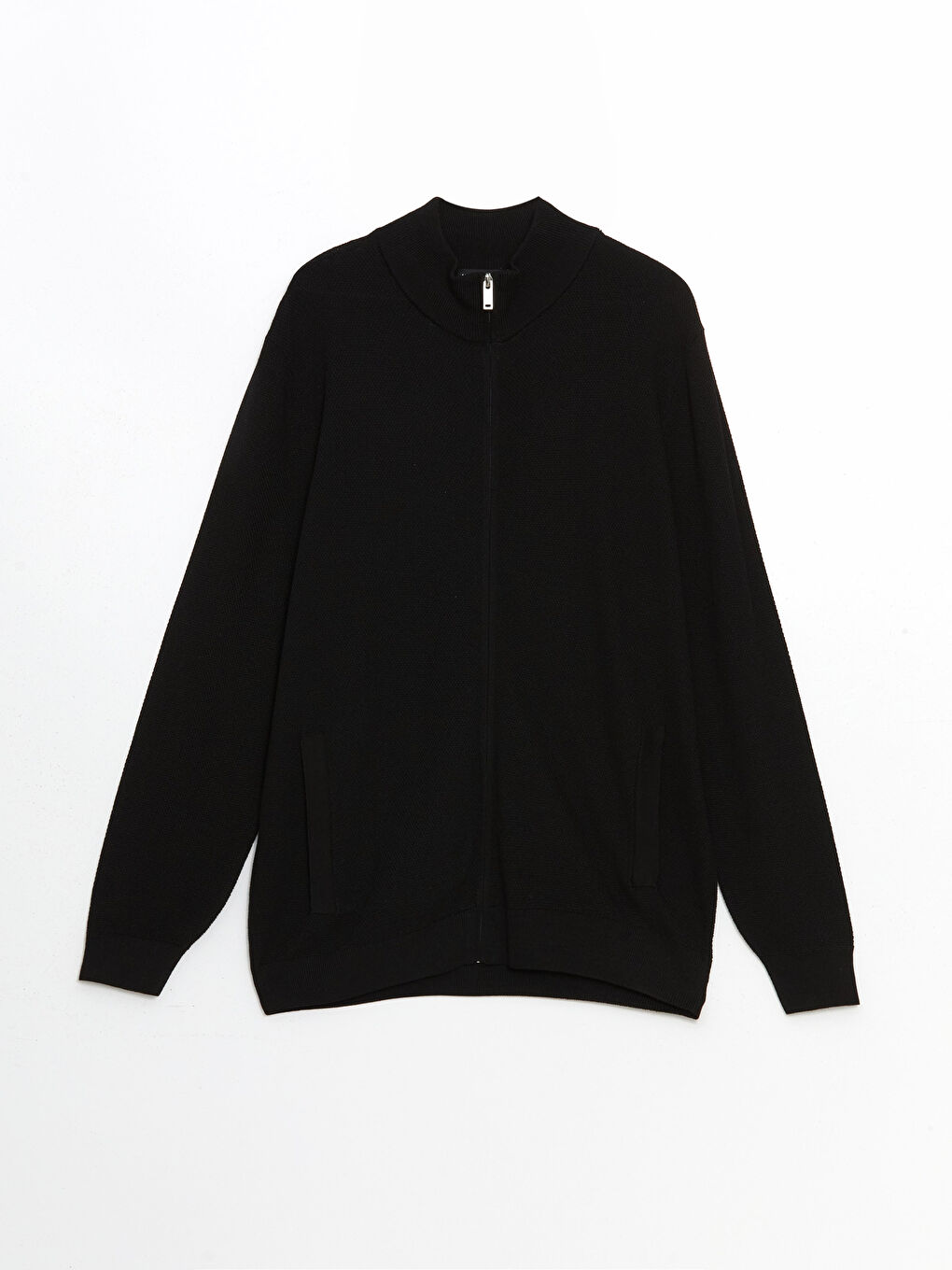 Funnel Neck Men's Cardigan-4