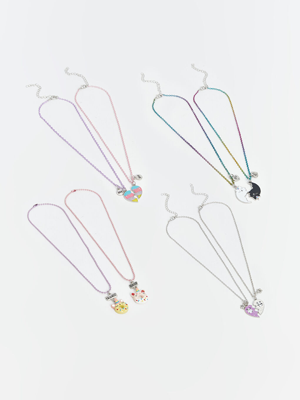 LCW ACCESSORIES Karişik Baskılı Kız Çocuk Metal Kolye
