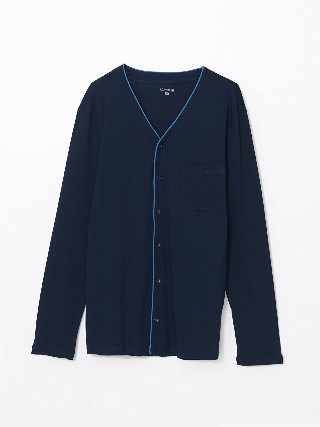 LC WAIKIKI Lacivert Standart Kalıp Erkek Pijama Takımı - 5