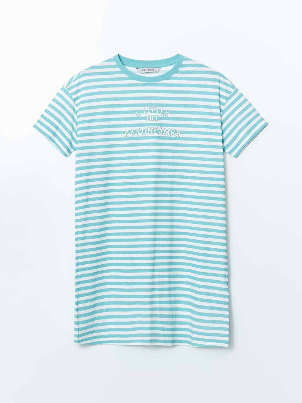 Crew Neck Printed Women's Nightdress -S58149Z8-LTX
