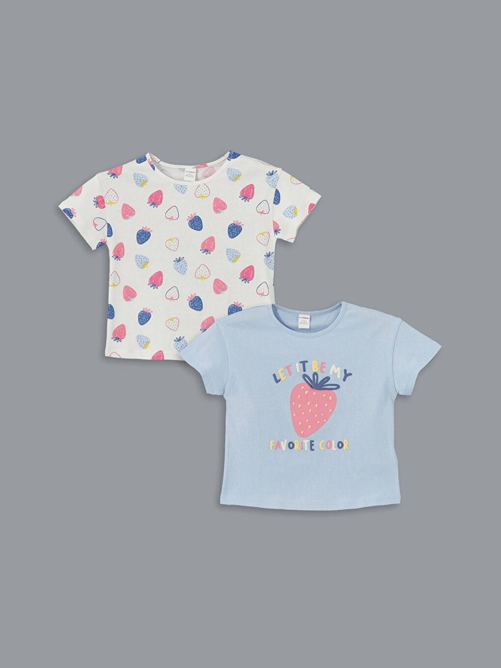 Printed Baby Girls' T-Shirt 2 Pack -S58178Z1-LRA
