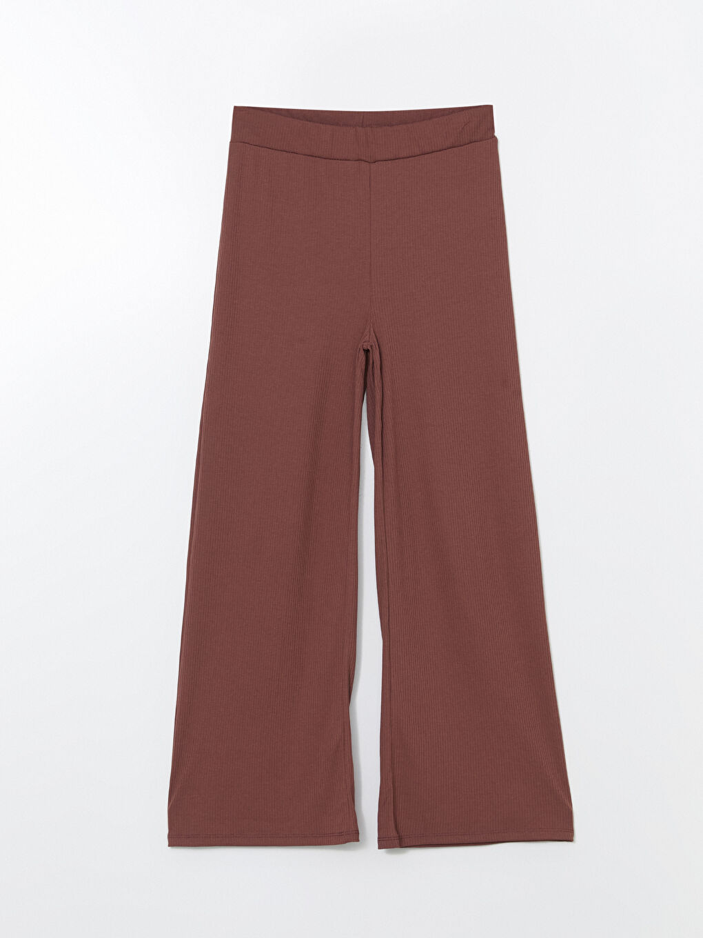 Wide Leg Women Trousers With Elastic Waist -S58220Z8-H8B