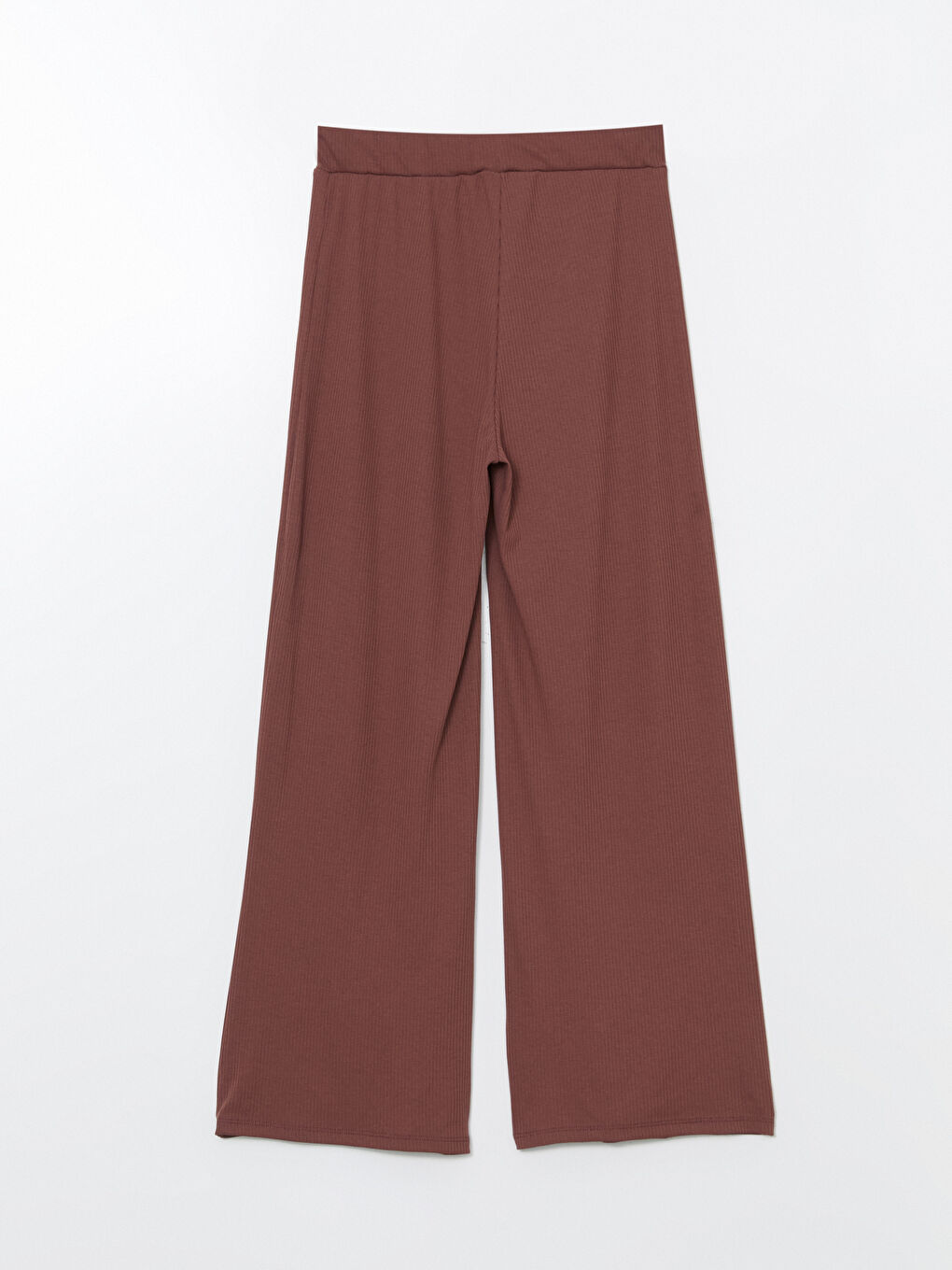 Wide Leg Women Trousers With Elastic Waist -S58220Z8-H8B