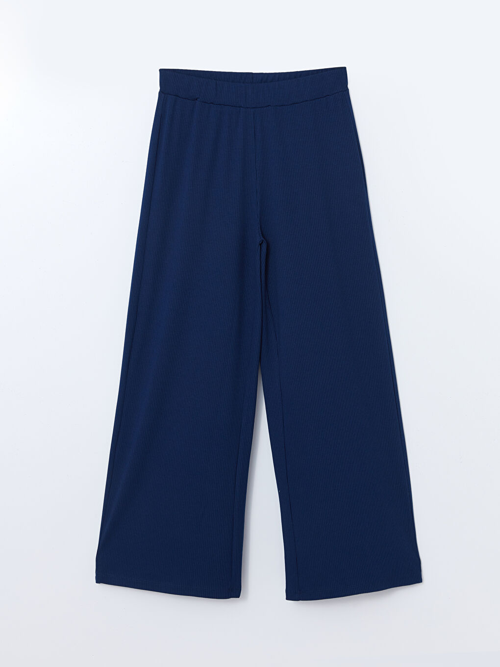 Wide Leg Women Trousers With Elastic Waist -S58220Z8-HPN