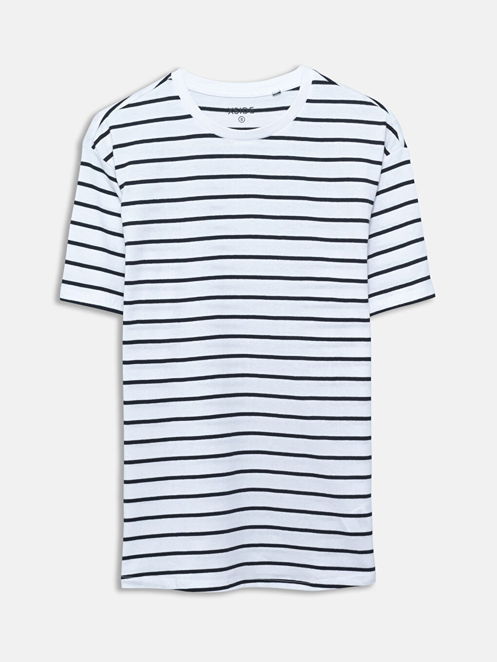 Crew Neck Striped Women's T-Shirt -S58221Z8-LJX