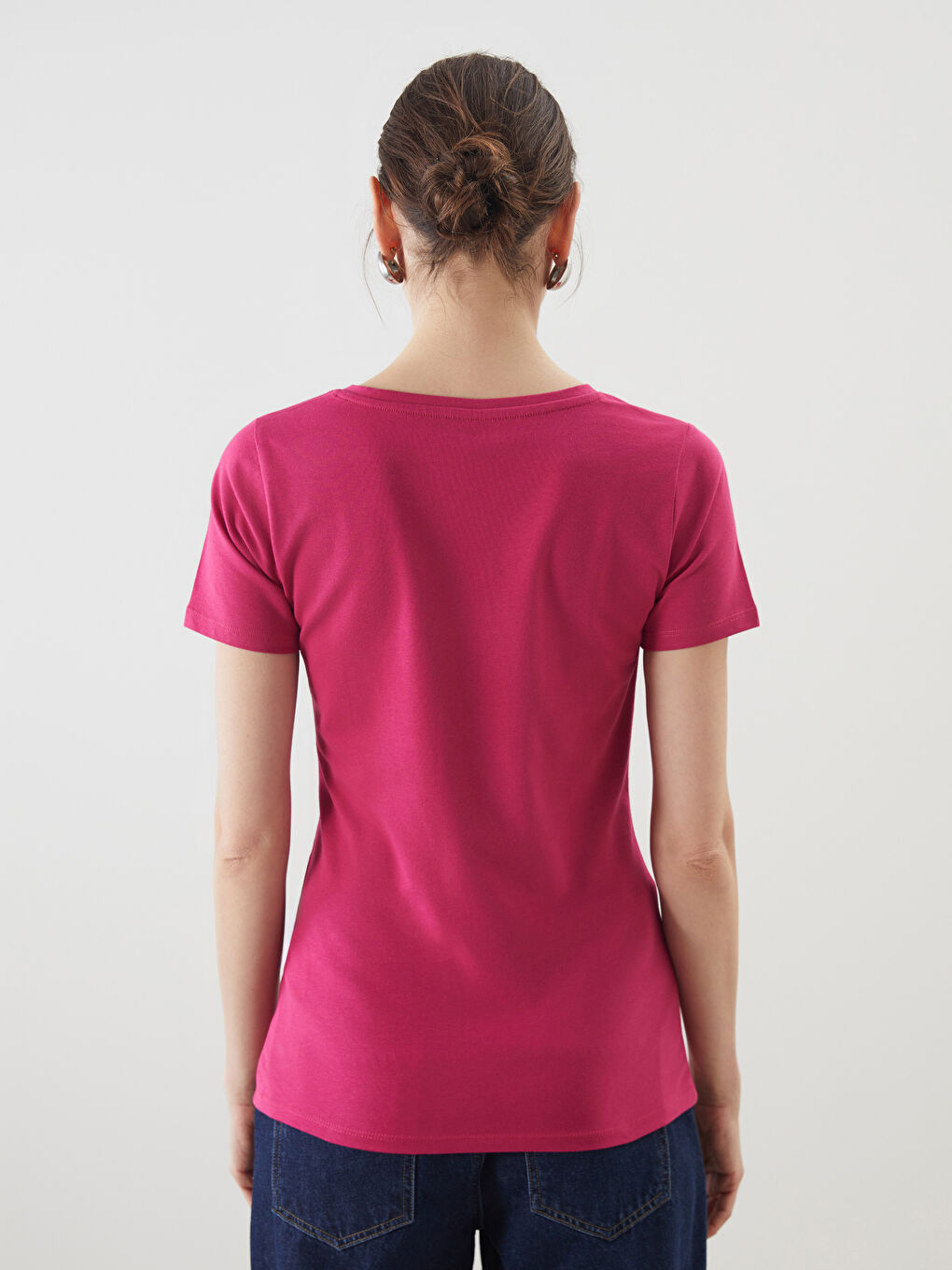 V-Neck Women's T-Shirt -S58226Z8-HQJ