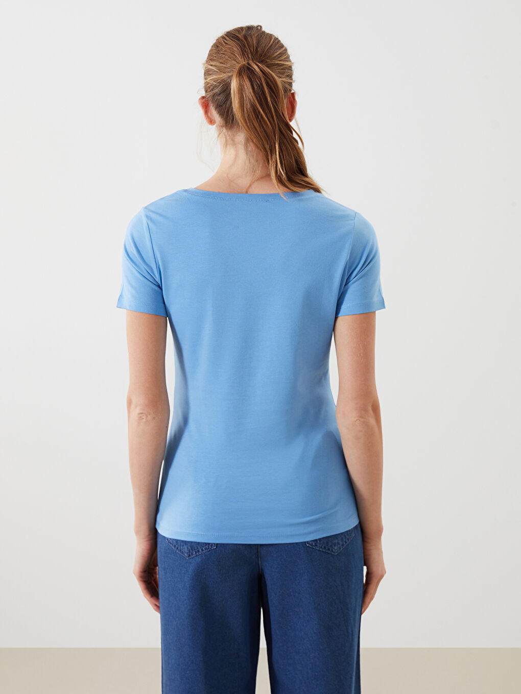 V-Neck Women's T-Shirt -S58226Z8-JSU