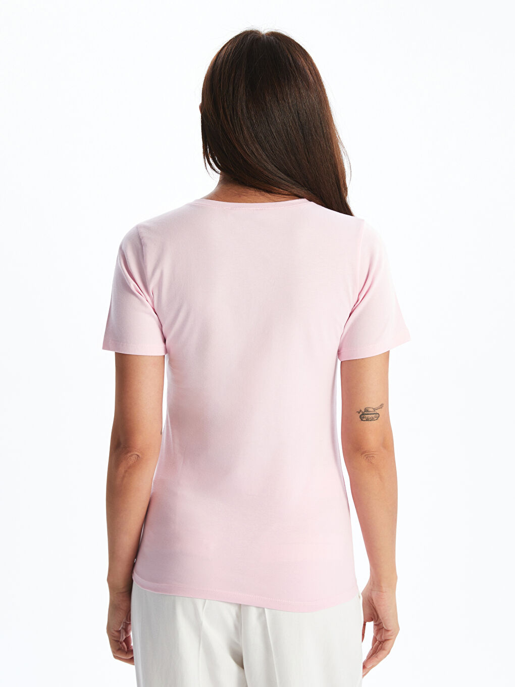 Crew Neck Women's T-Shirt -S58227Z8-FYX