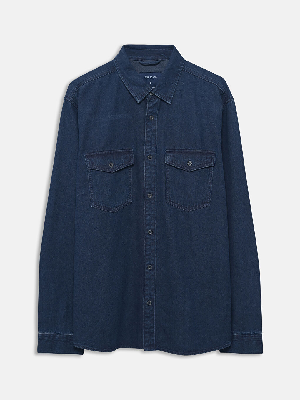 LCW Jeans Regular Fit Long Sleeve Men's Denim Shirt -S58237Z8-309