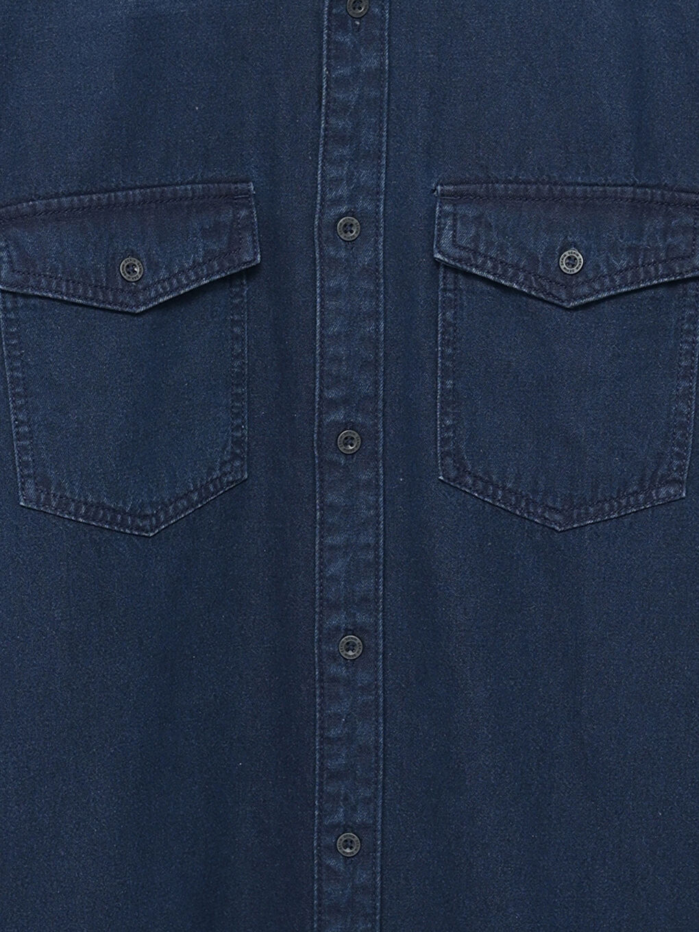 LCW Jeans Regular Fit Long Sleeve Men's Denim Shirt -S58237Z8-309