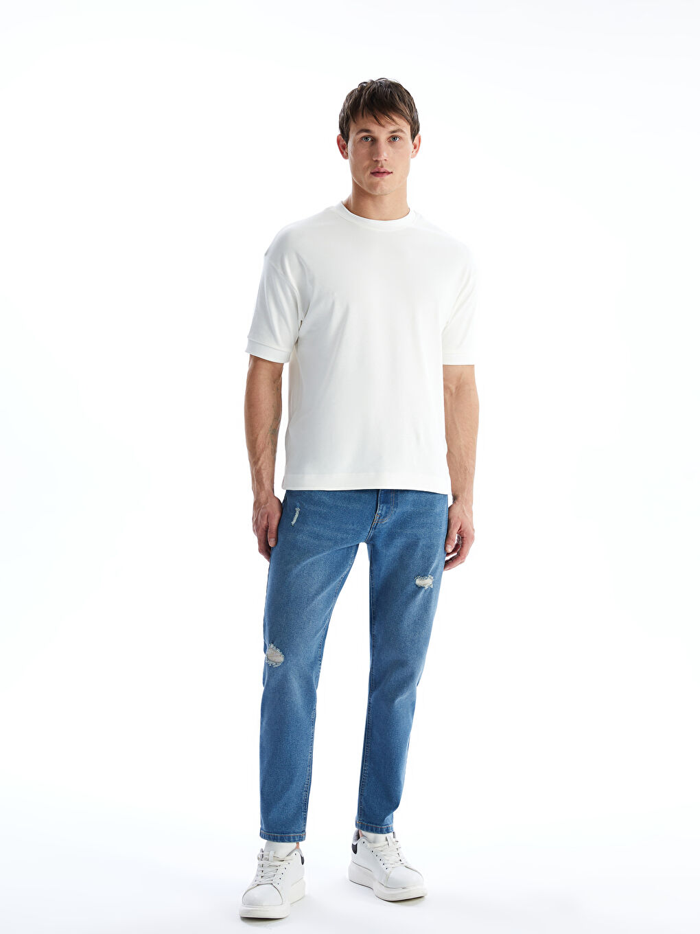 LCW Jeans 730 Havuç Kalıp Erkek Jean Pantolon -S58241Z8-H45