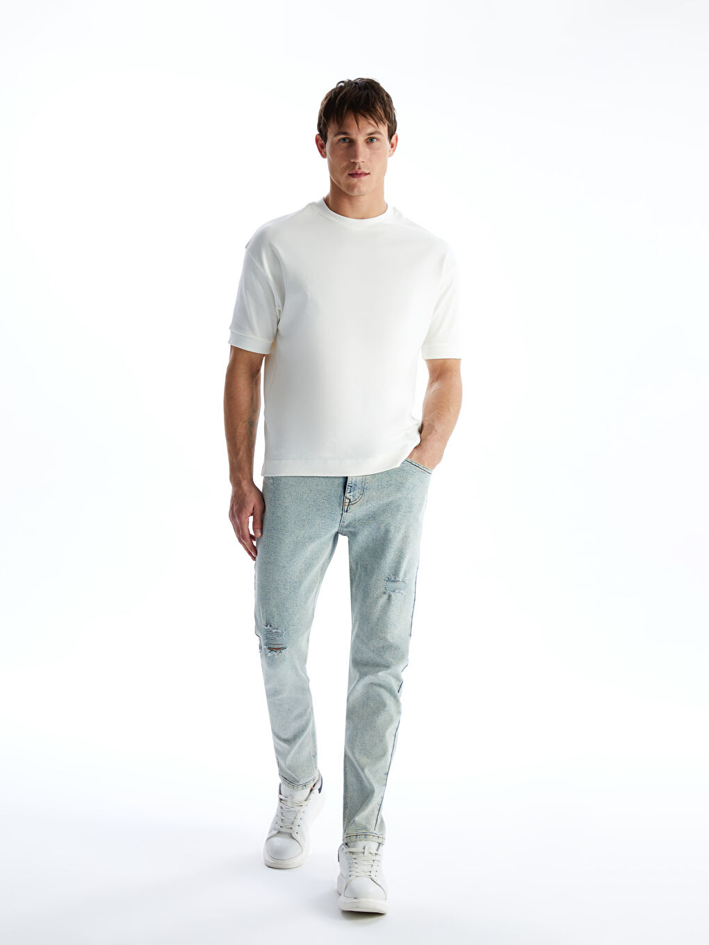 LCW Jeans 730 Havuç Kalıp Erkek Jean Pantolon -S58242Z8-311
