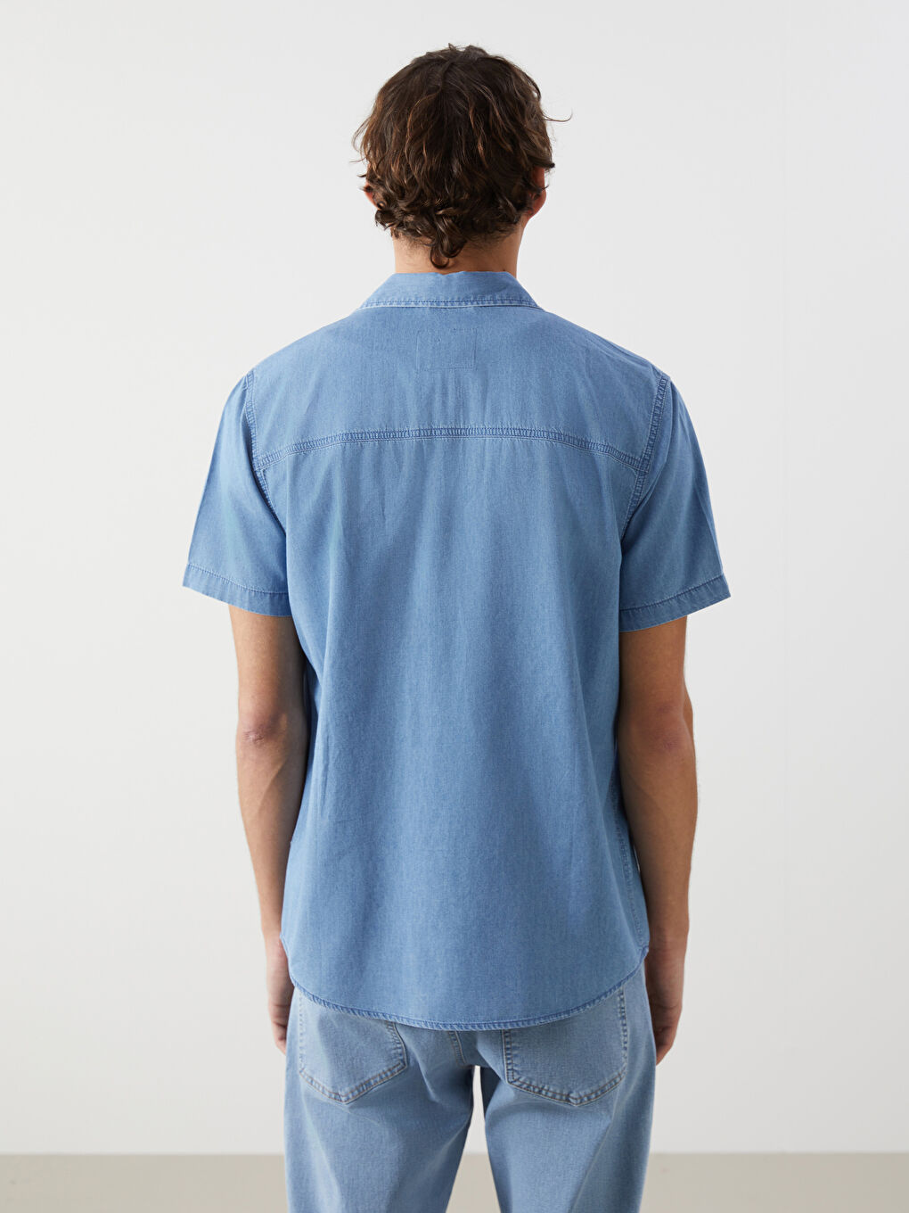 Regular Fit Men's Shirt with Pocket -S58243Z8-H45