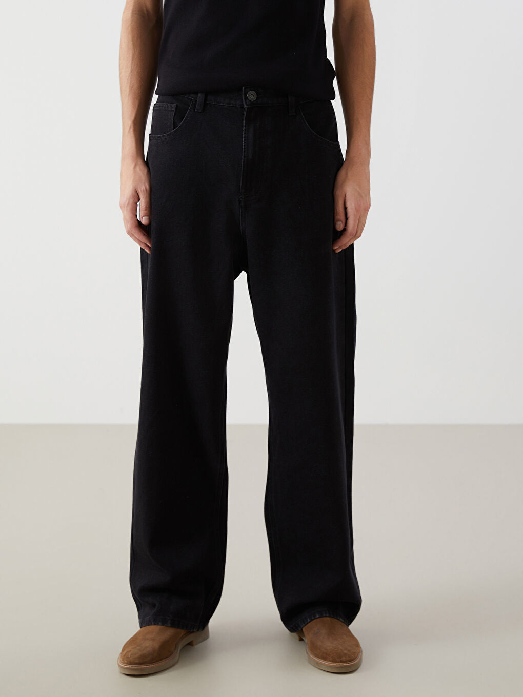 Джинсы мужские мешковатого кроя-1