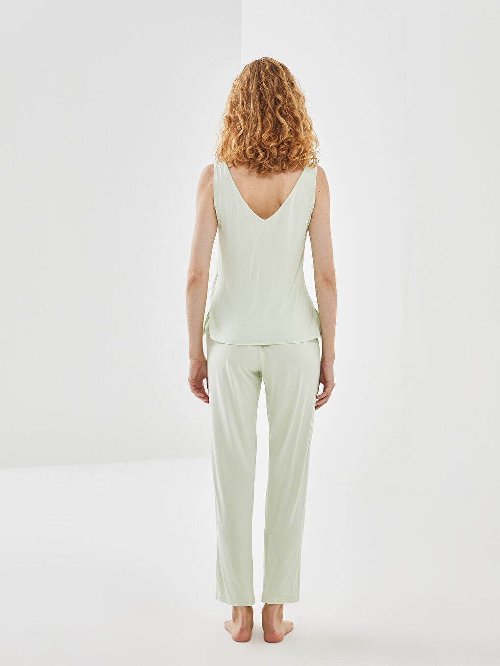 U Neck Women's Pyjama Set -S58315Z8-FWG