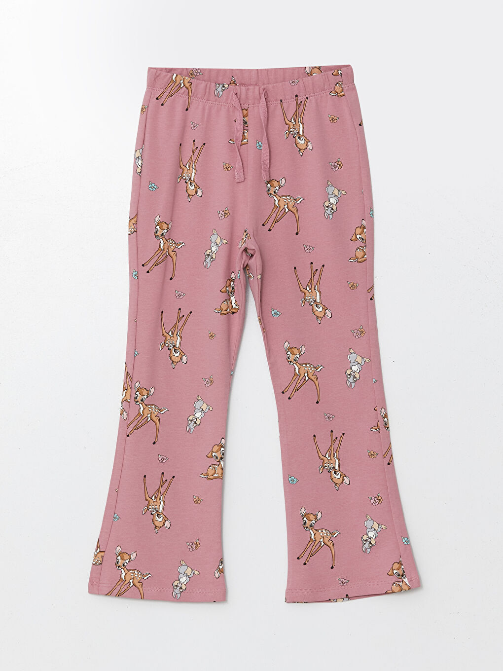Elastic Waist Printed Flared Leg Baby Girls' Leggings -S58370Z1-LT4
