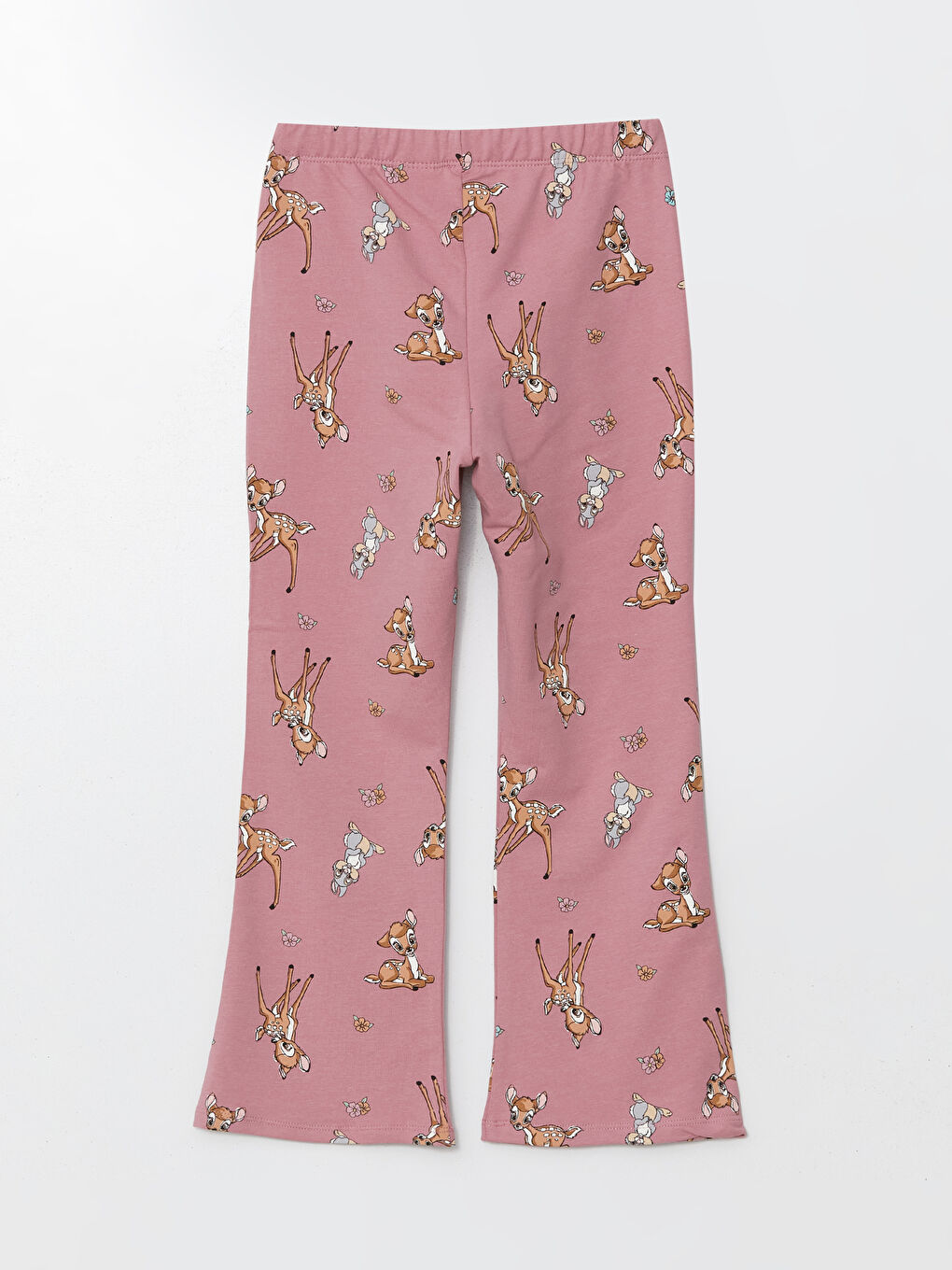 Elastic Waist Printed Flared Leg Baby Girls' Leggings -S58370Z1-LT4