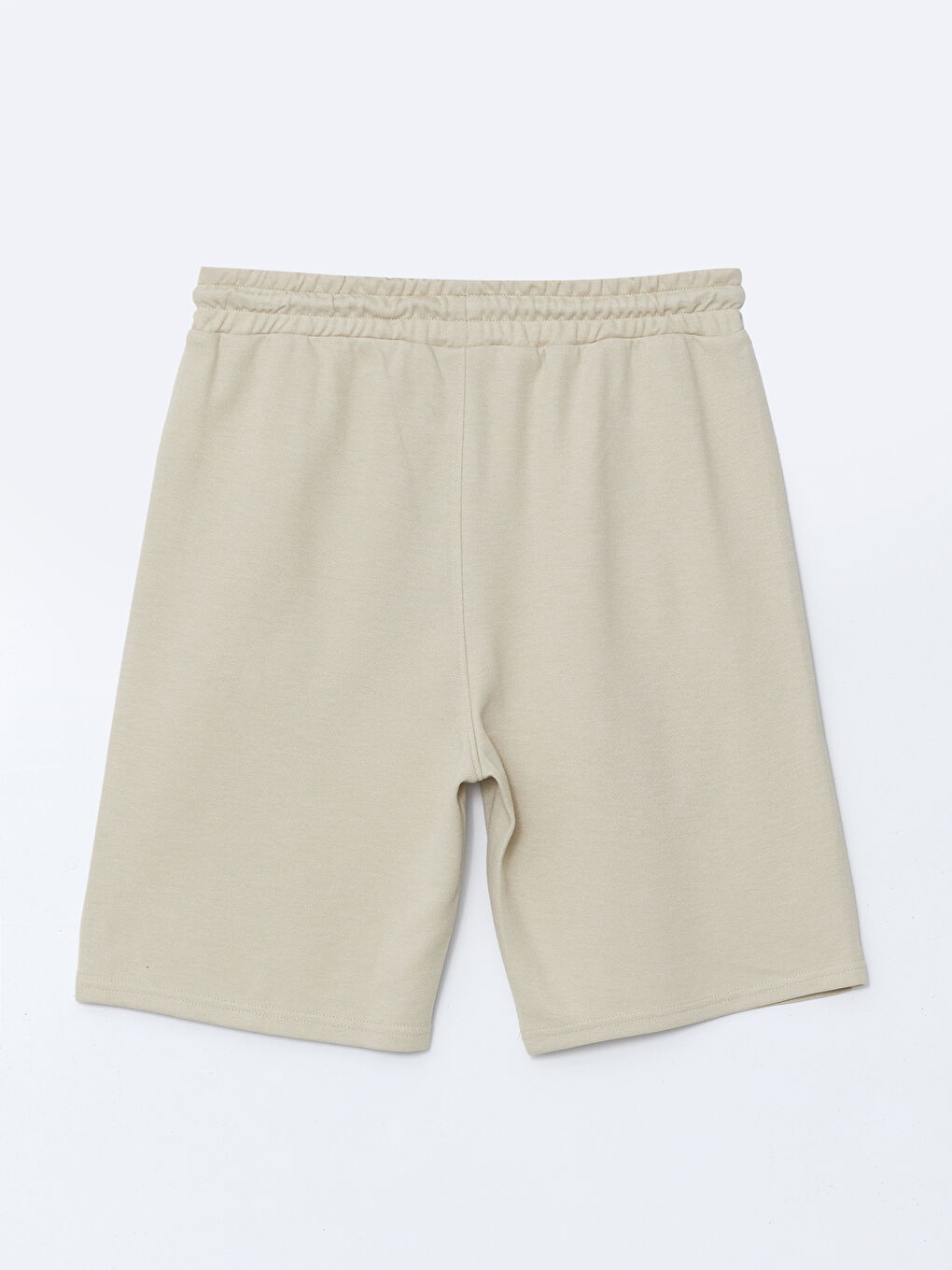 Regular Fit Men's Pique Shorts with Drawstring Waist -S58379Z8-S4M