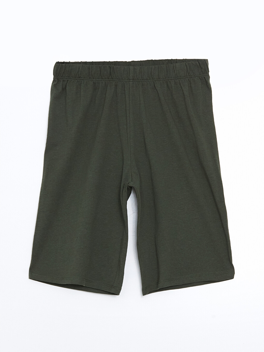 Haki Beli Lastikli Erkek Çocuk Pijama Şort