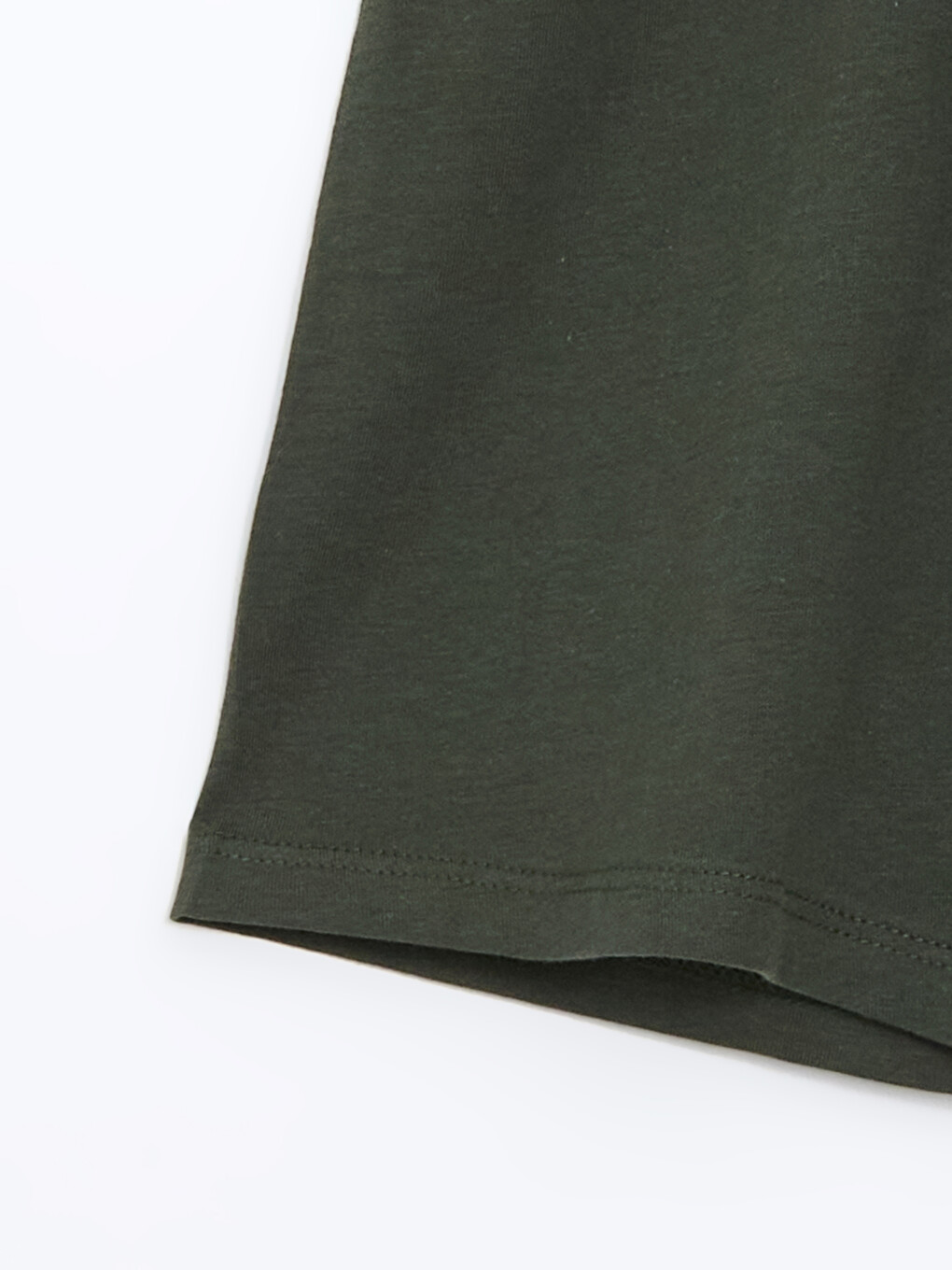 Haki Beli Lastikli Erkek Çocuk Pijama Şort-2