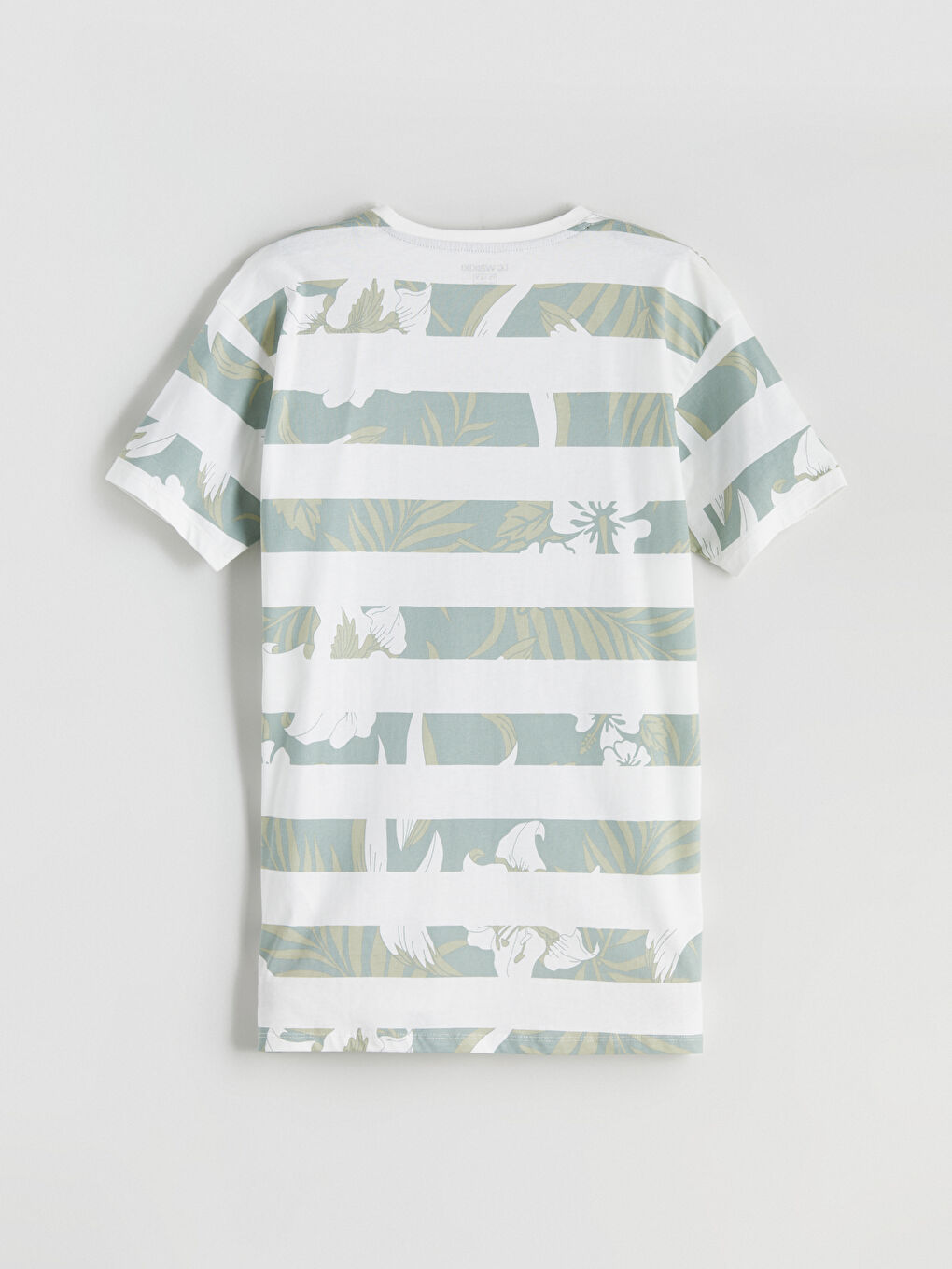 Bej Bisiklet Yaka Erkek Çocuk Pijama Üst-2