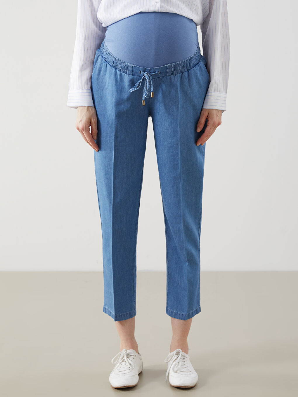 LCW Belly Panel Mom Fit Maternity Jeans -S58385Z8-507