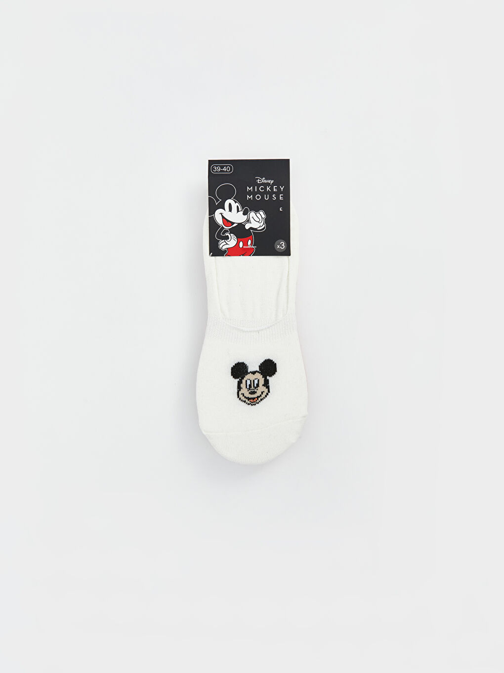 Mickey Mouse Printed Women's Ballet Socks 3-Pack -S58464Z8-FEW