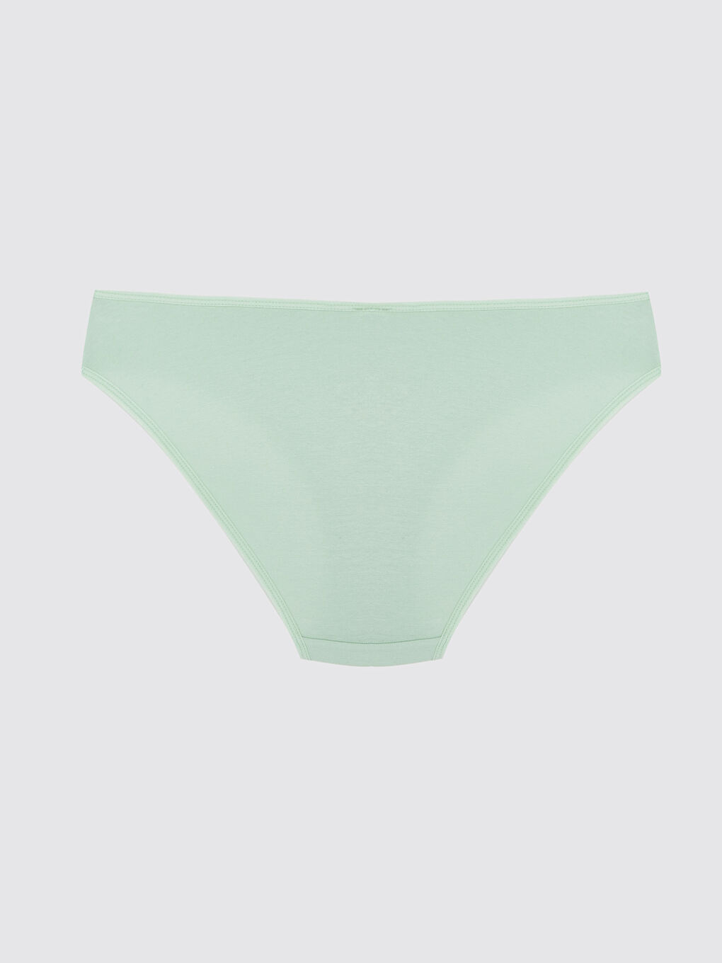 Yeşil Düz Bikini Külot-1
