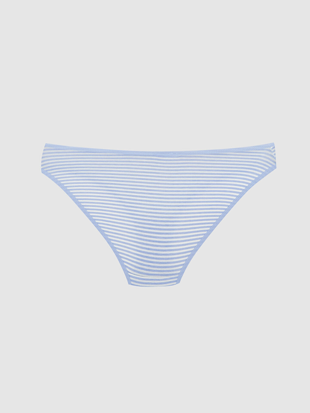 Mavi Çizgili Bikini Külot-1