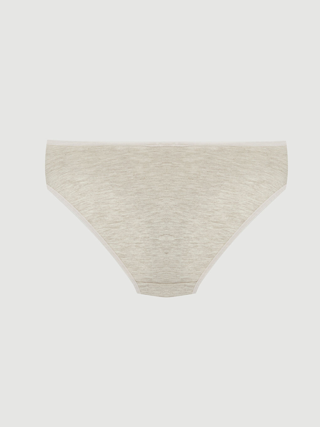 Bej Düz Bikini Külot-1