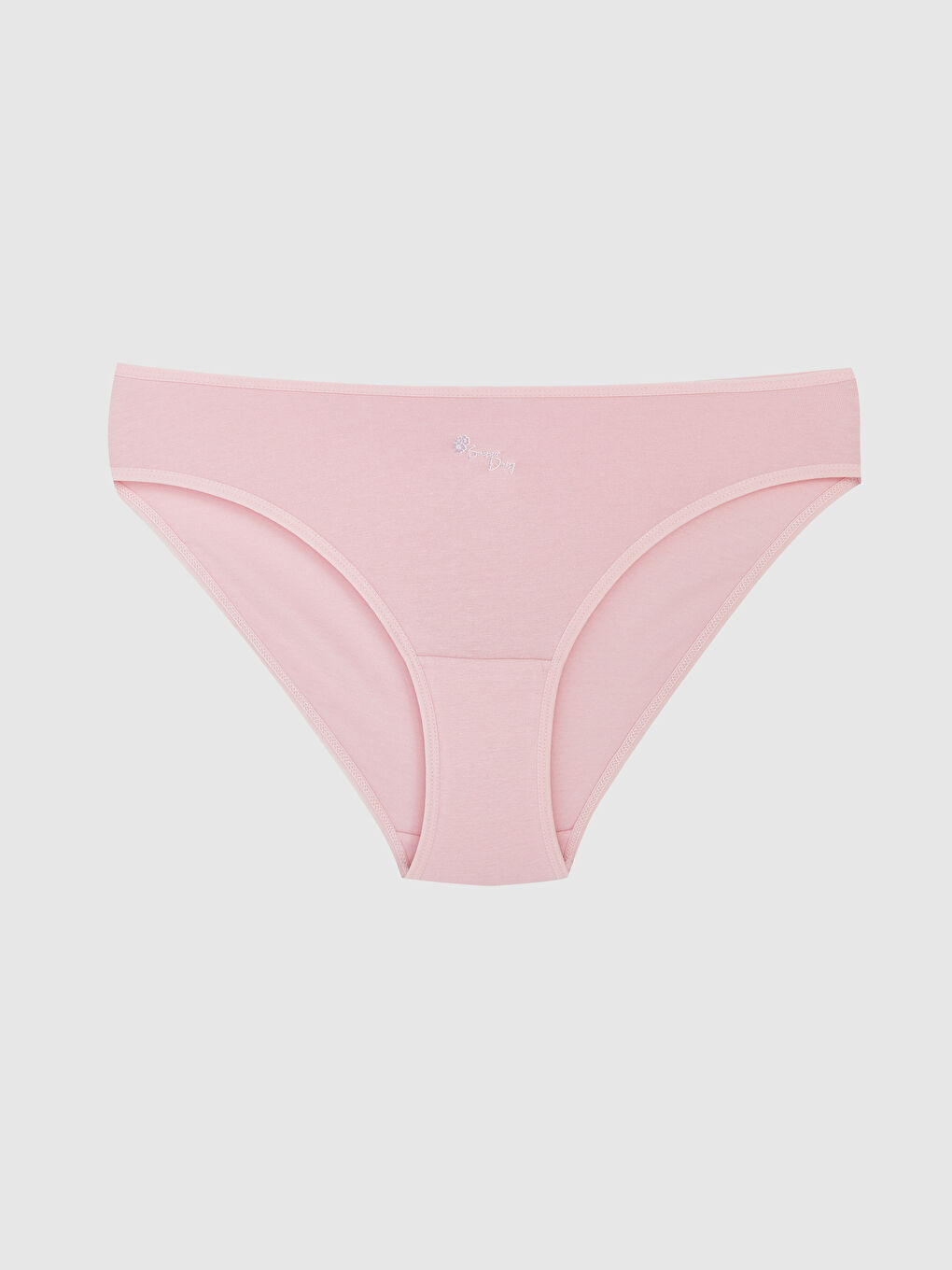 Pembe Baskılı Bikini Külot