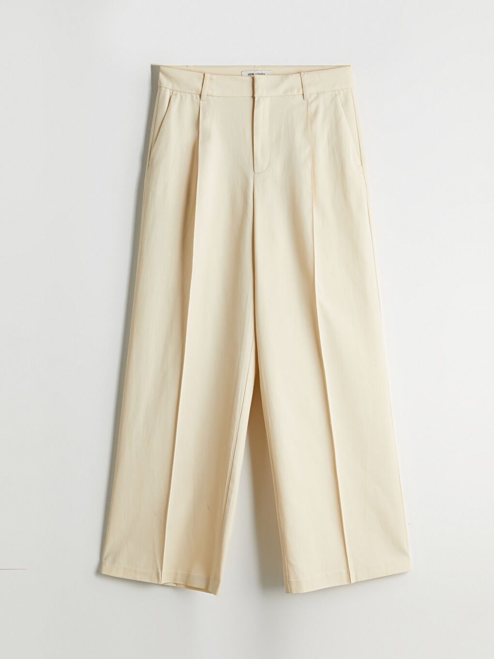 Ženske pantalone opuštenog kroja i širokih nogavica -S58536Z8-QVM