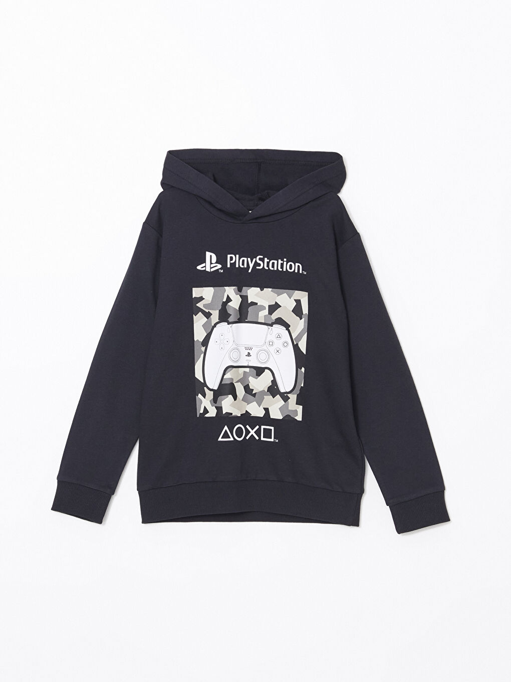 Hooded PlayStation Printed Boys' Sweatshirt -S58539Z4-HNX