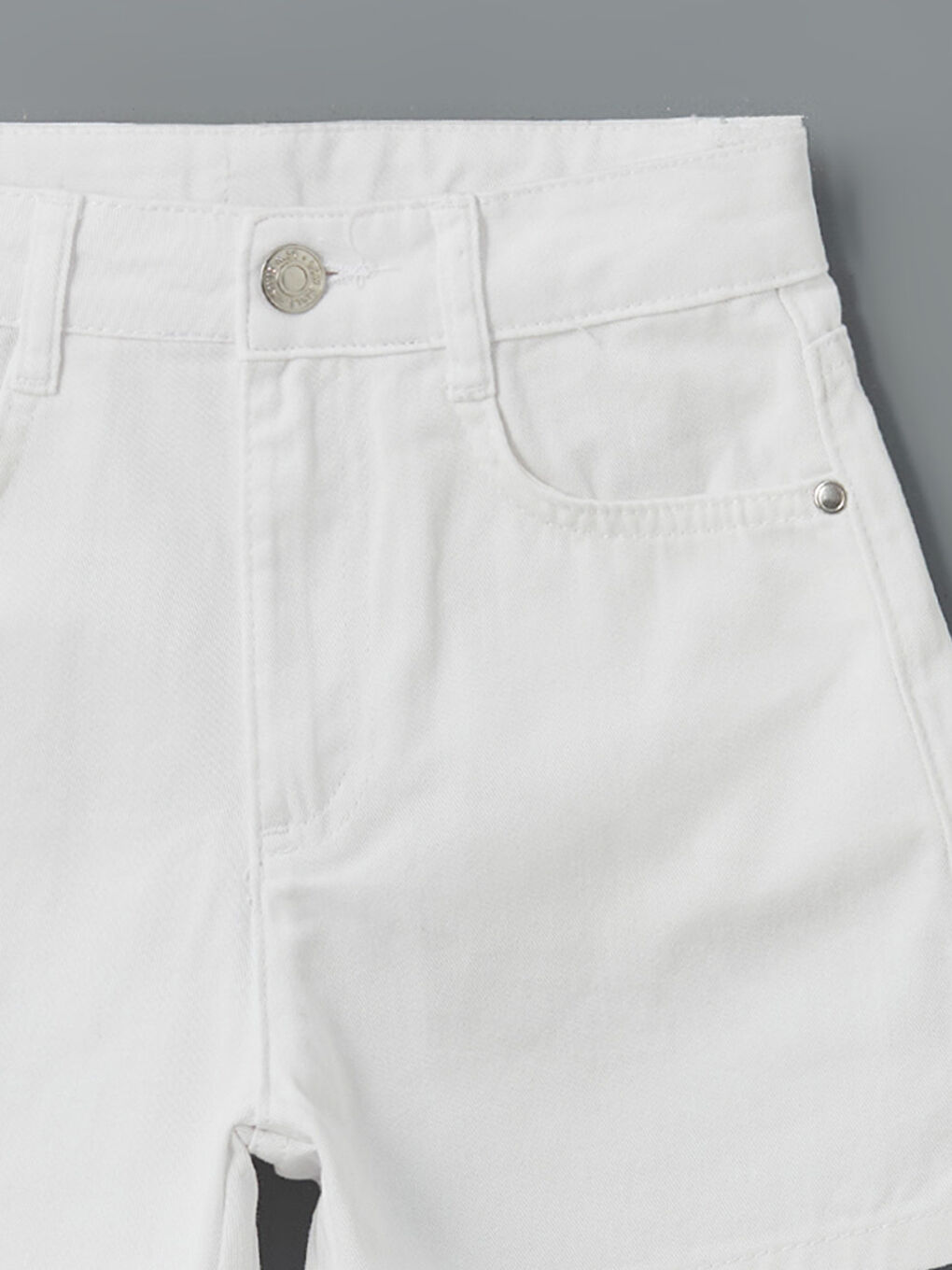 Adjustable Elastic Waist Girl'S Shorts -S58546Z4-Q6K