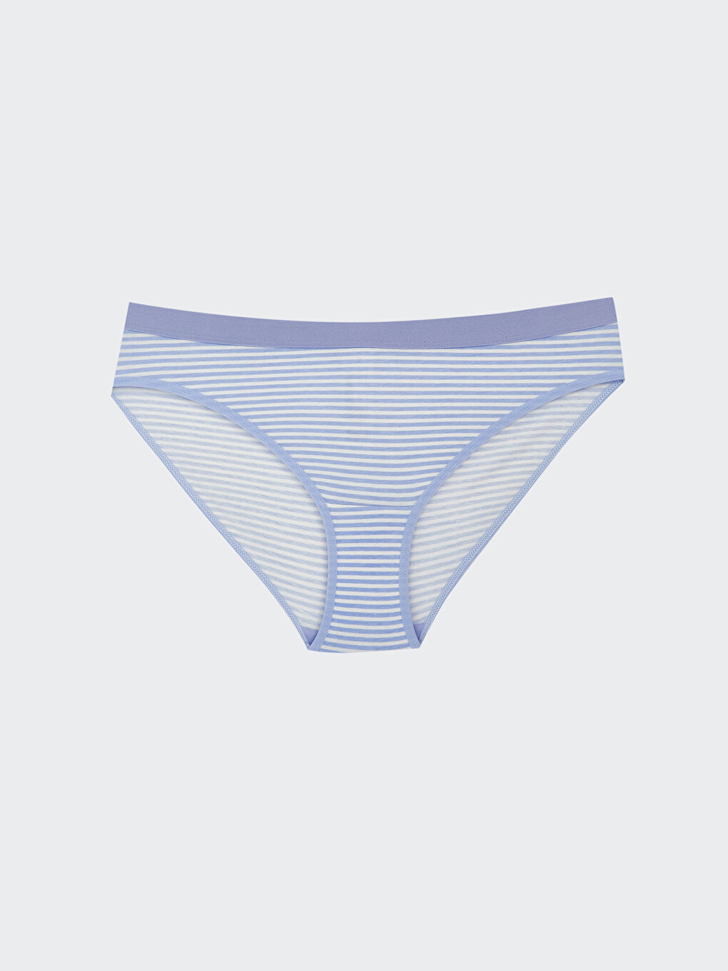 Mavi Çizgili Bikini Külot