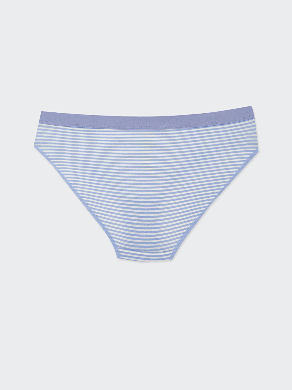 Mavi Çizgili Bikini Külot-1