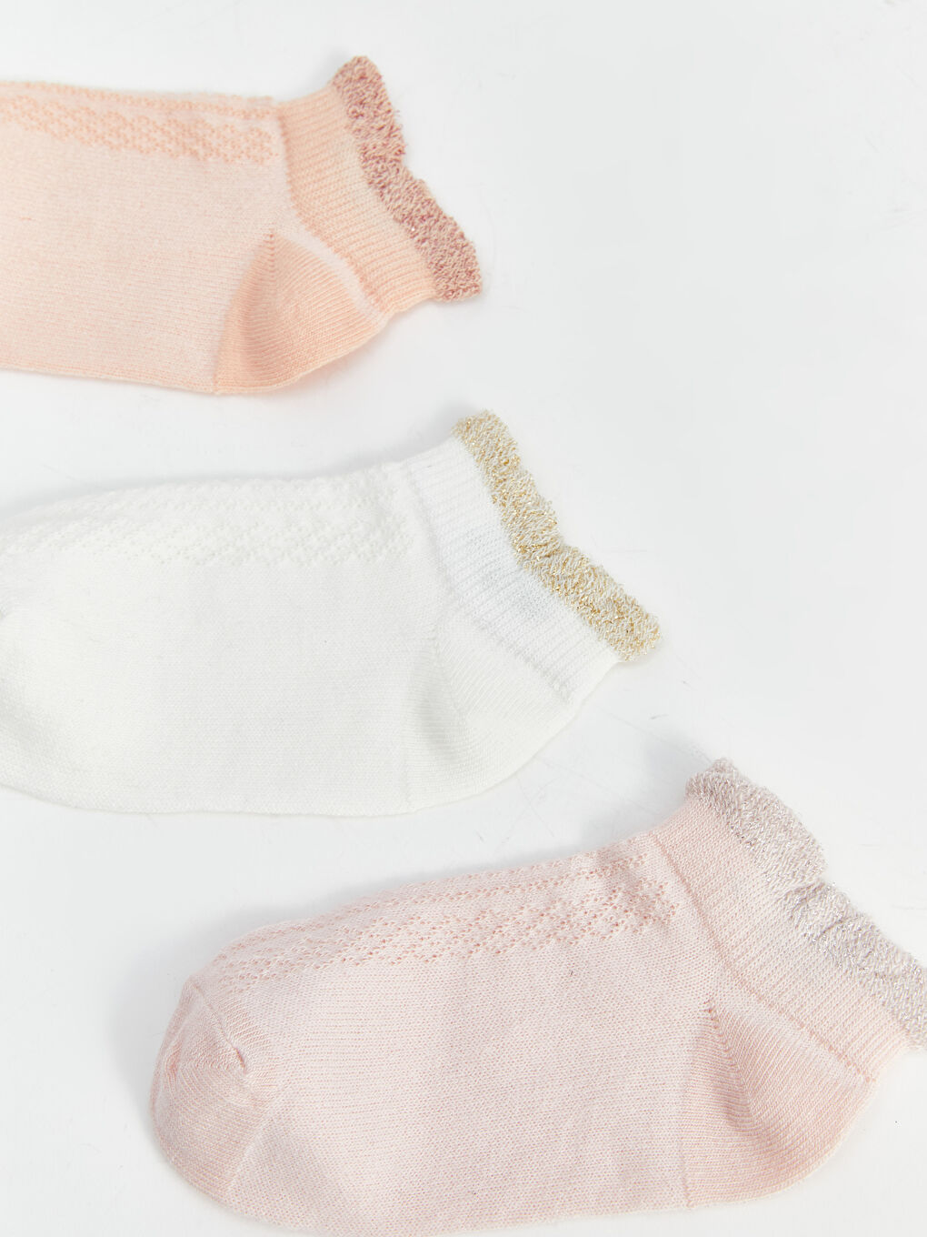 Basic Baby Girl Booties Socks 3 Pieces -S58635Z1-DMQ
