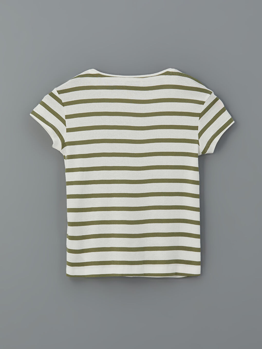 LCW Vision Rundhalsausschnitt Gestreiftes T-Shirt für Damen -S58645Z8-LEV