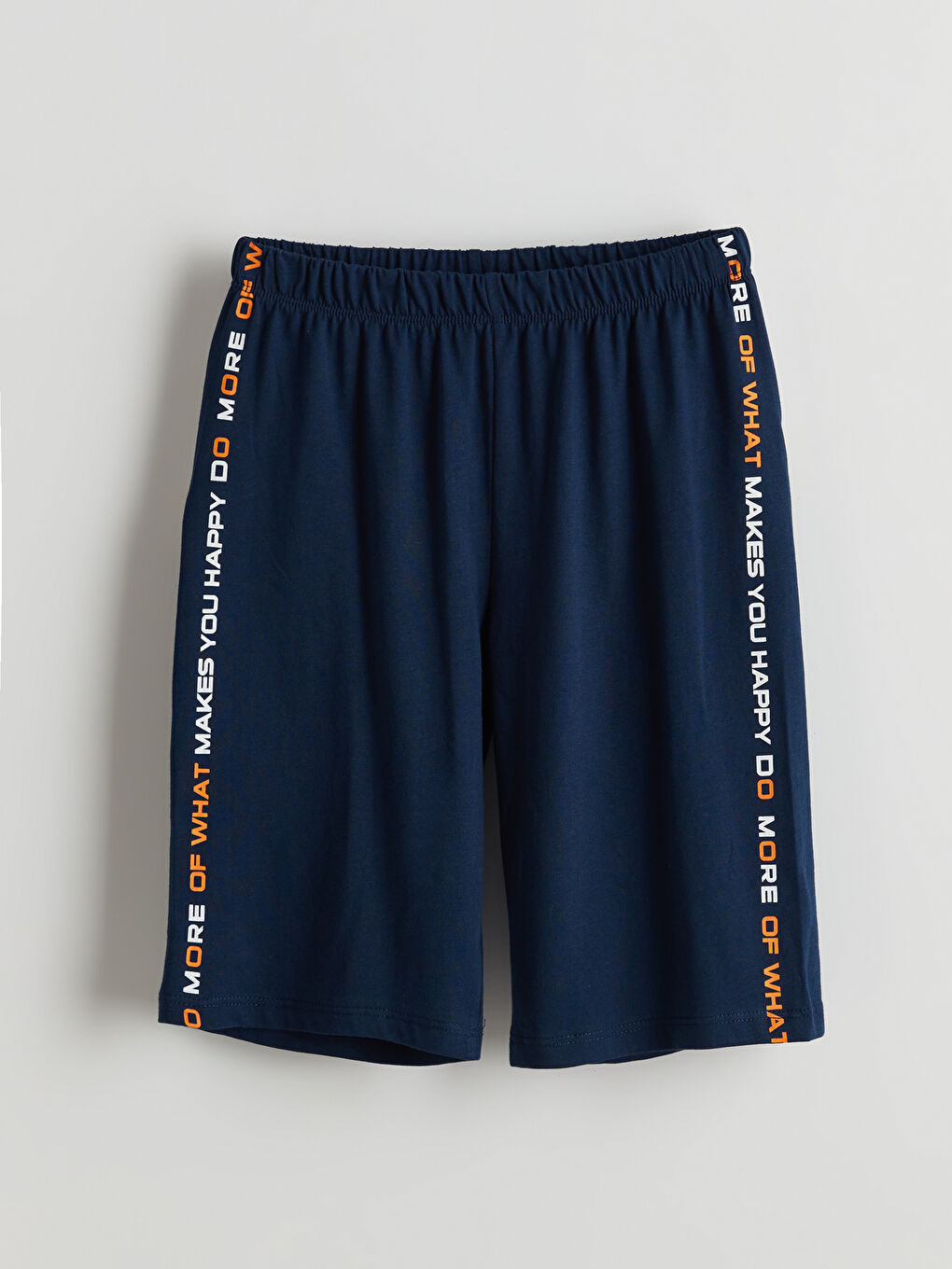 LCW Kids Lacivert Beli Lastikli Erkek Çocuk Pijama Şort