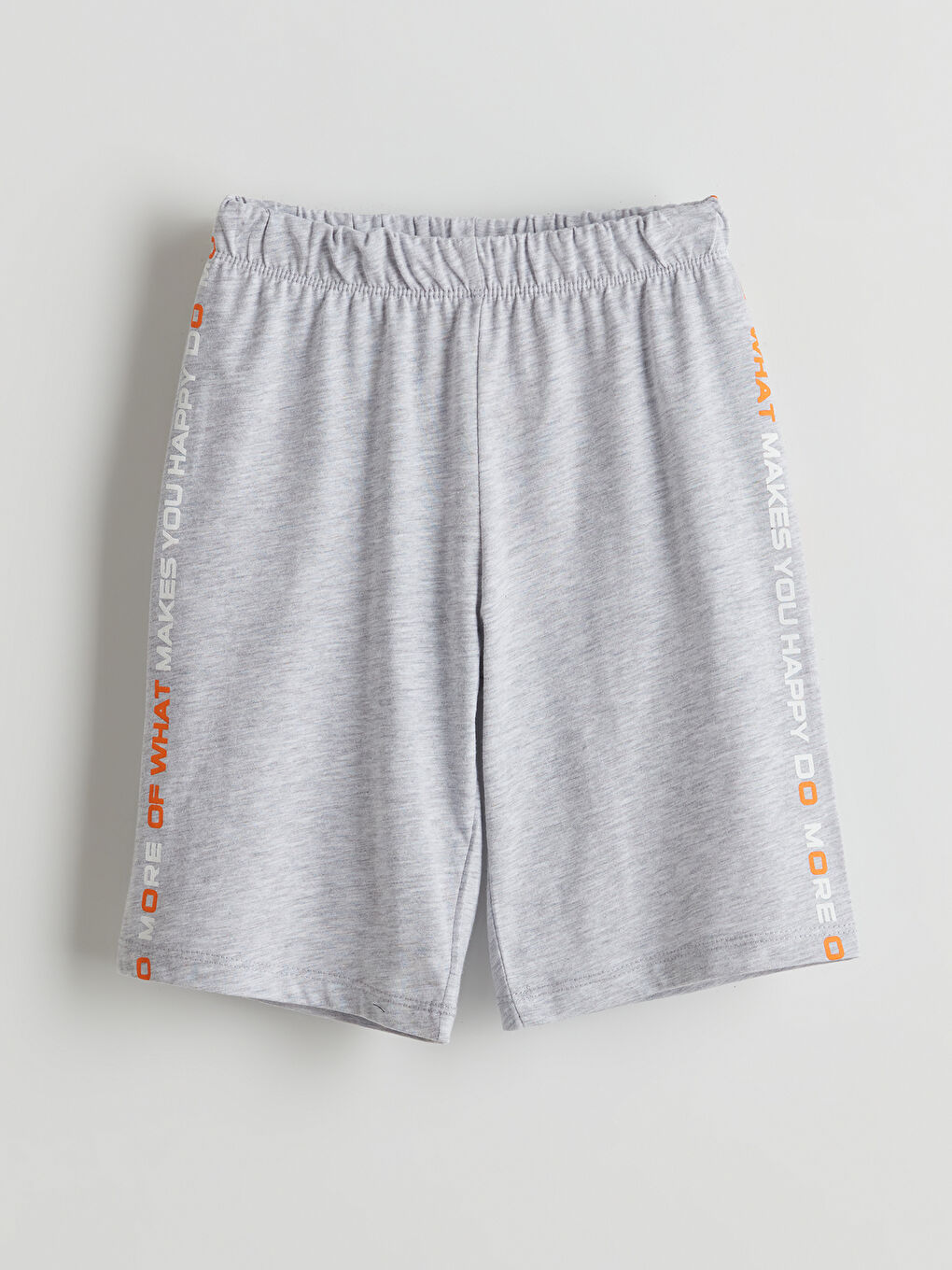 LCW Kids Gri Beli Lastikli Erkek Çocuk Pijama Şort