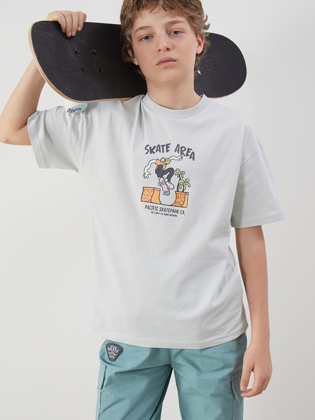 Crew Neck Boy T-Shirt -S58665Z4-G5A
