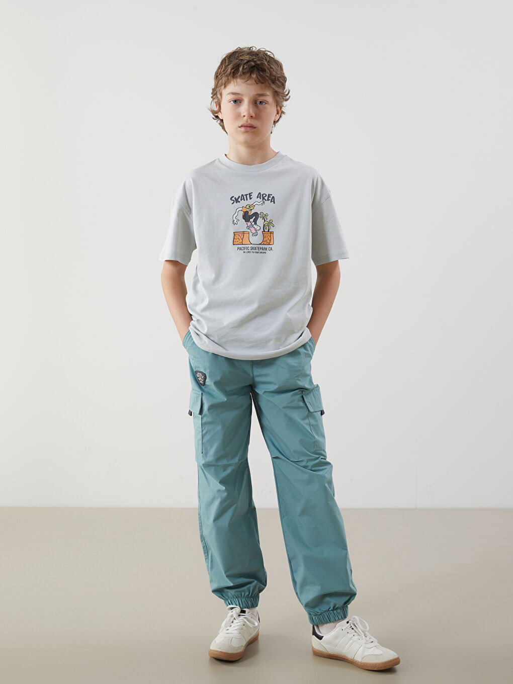 Crew Neck Boy T-Shirt -S58665Z4-G5A