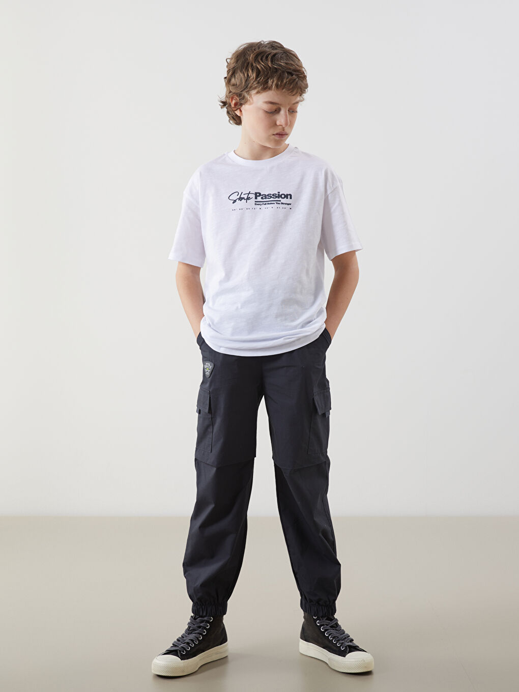 Crew Neck Boy T-Shirt -S58676Z4-Q6K
