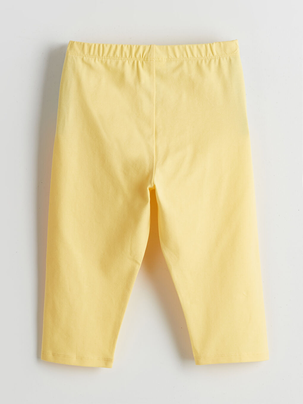 Elasticated Waist 3/4 Length Girls' Leggings -S58677Z4-FRN
