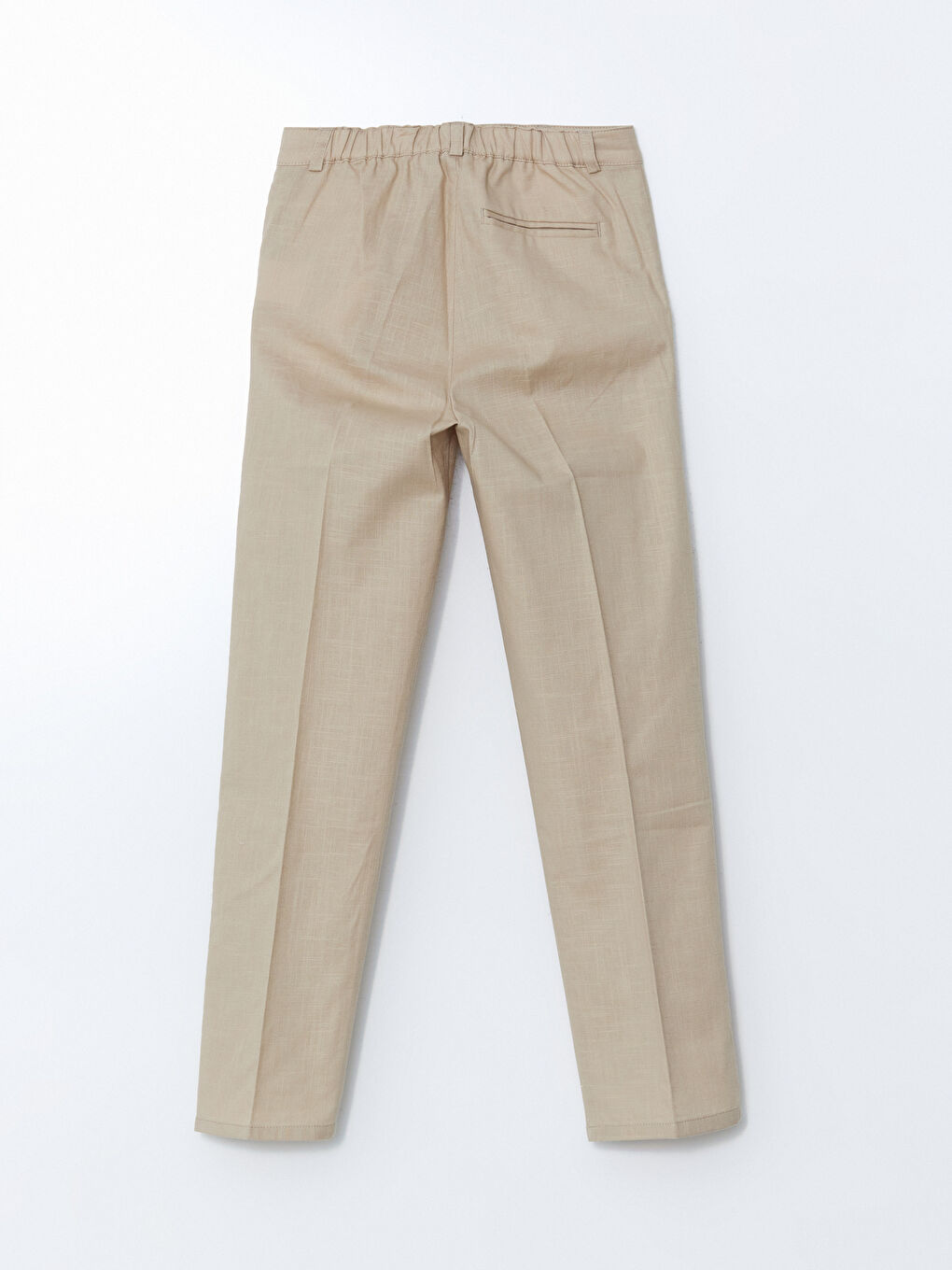 Bej Beli Lastikli Erkek Çocuk Pantolon-1