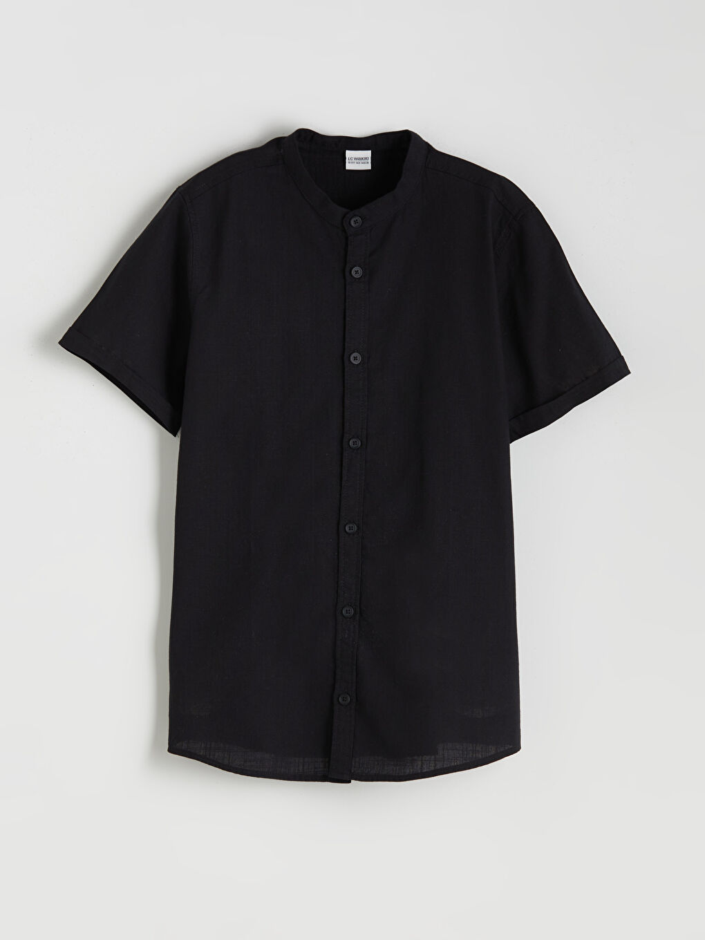Grandad Collar Boys' Shirt-2