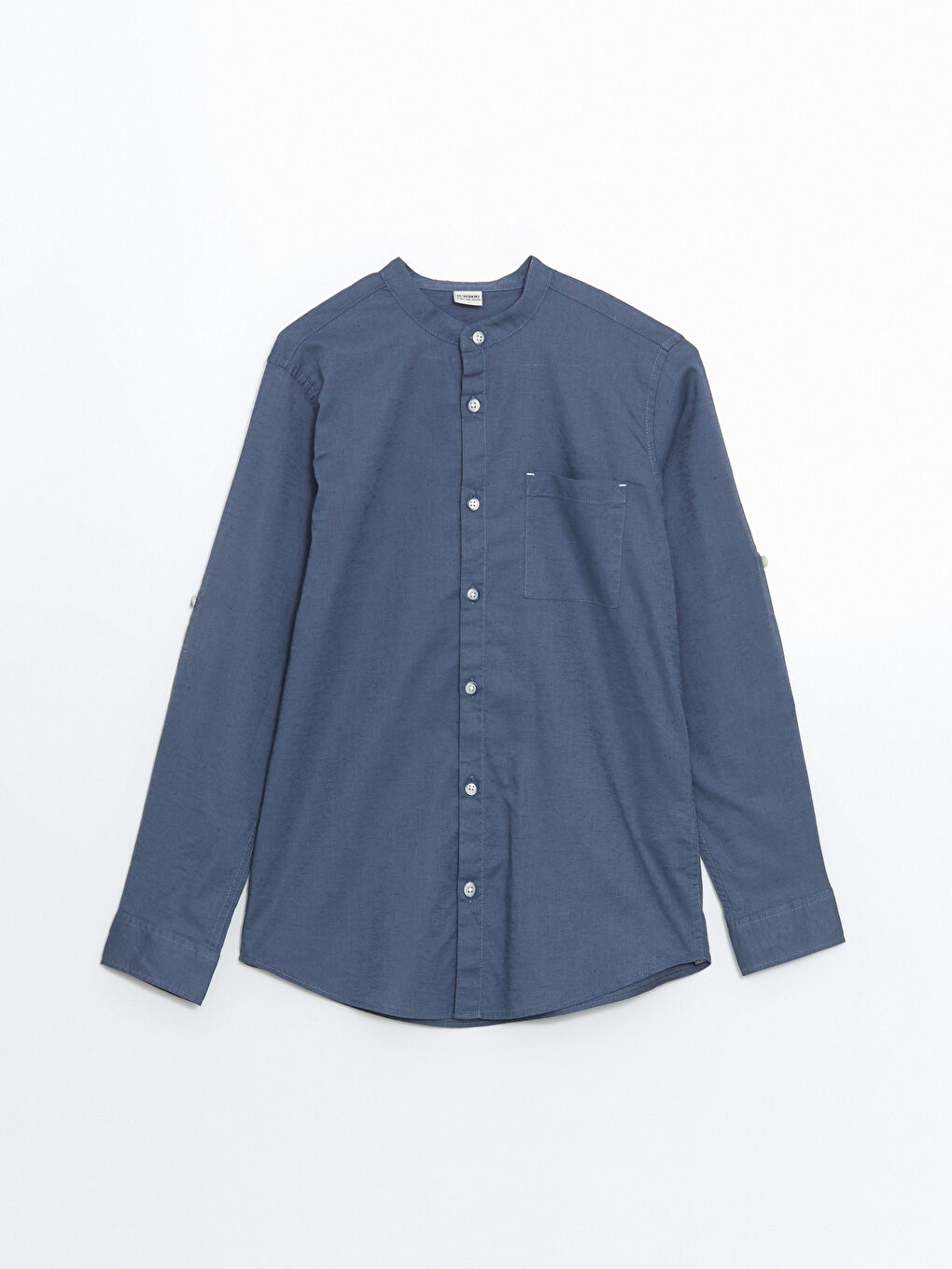 Linen Blend Boys' Shirt -S58716Z4-YLA