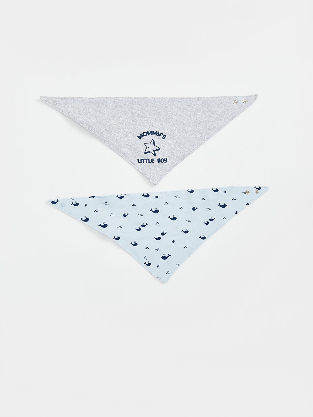 LCW baby Baskılı Erkek Bebek Mama Önlüğü 2'li -S58849Z1-847